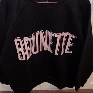 Brunette Big Sister Crew Neck Sweater